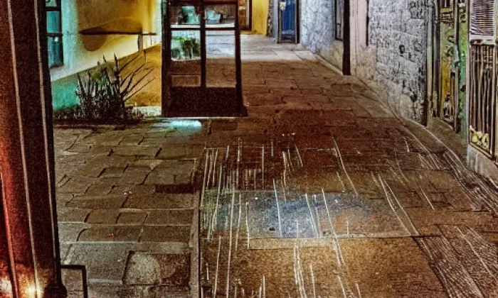 Leština – noc