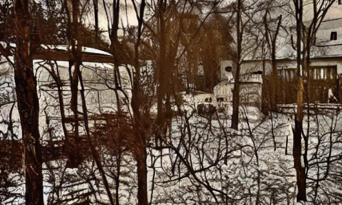 Leština – winter