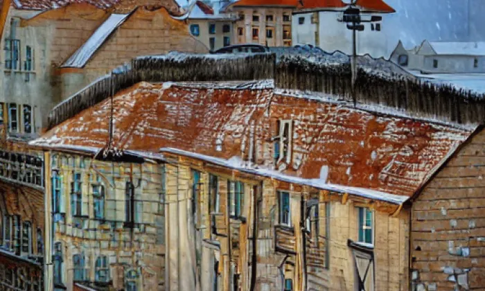 Ledebourský palác v Praze – winter