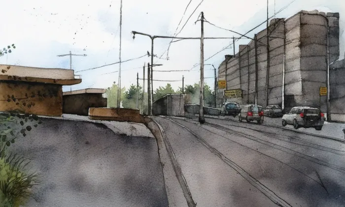 Lehovec – akvarel
