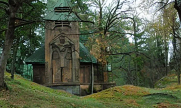 lesní kostel Godula – zima