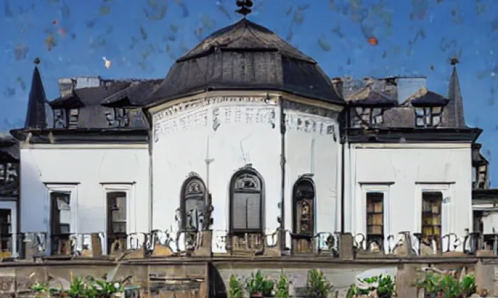 Letohrádek Mitrovských – akvarel