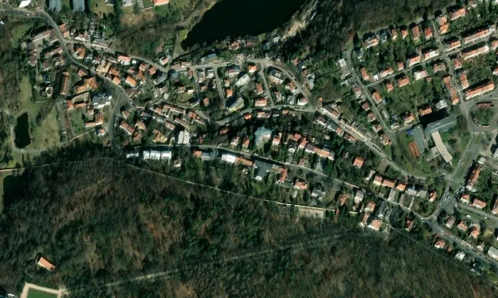 Libocká 36 – letecký pohled