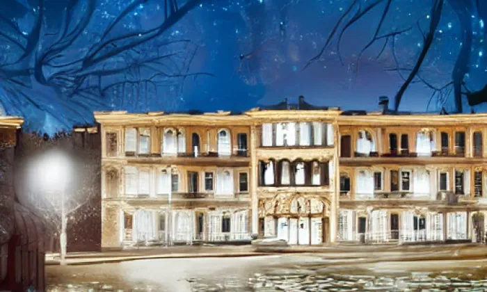 Lichtenštejnský palác na Malostranském náměstí – noc