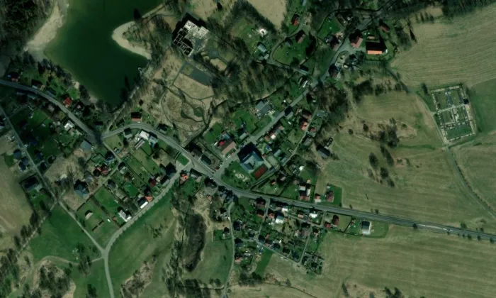 Lipová 424 – letecký pohled
