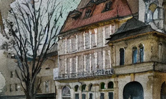 Litýš – akvarel