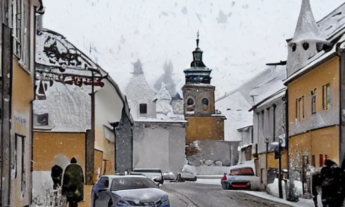 Loretánská – winter