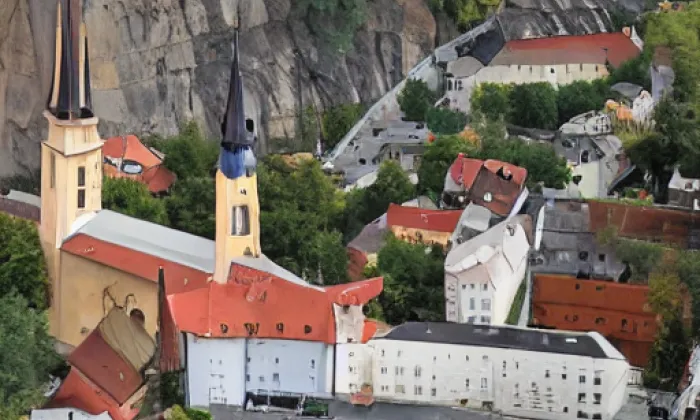 Loretánská kaple v Kosmonosích – léto