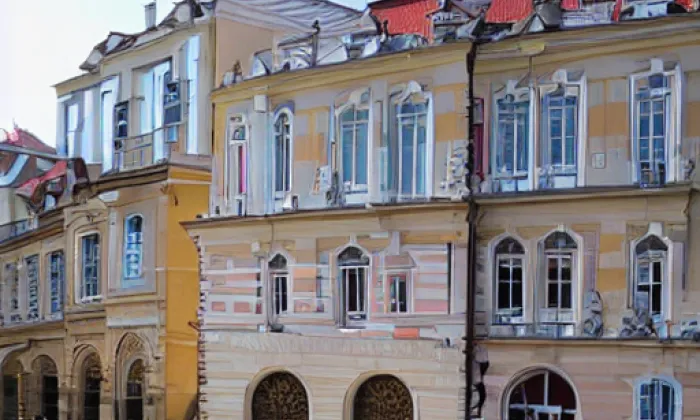 Losyovský palác – akvarel