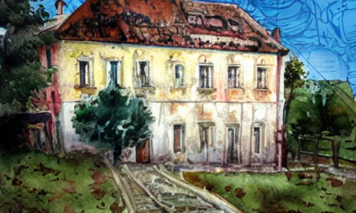 Lovčice – akvarel