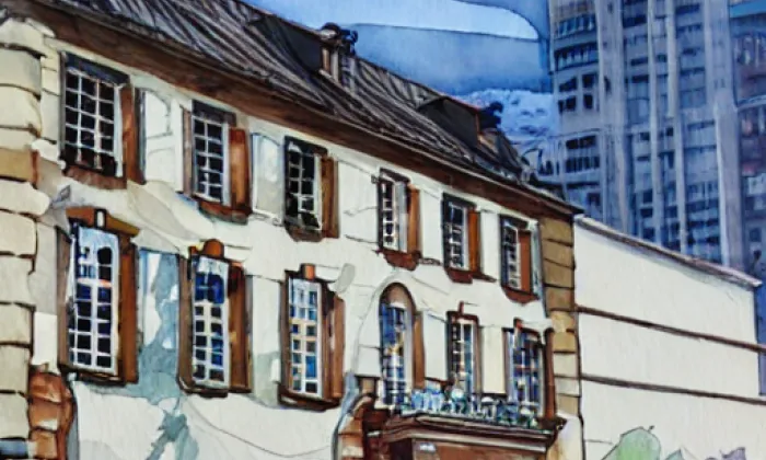Měcholupy – akvarel