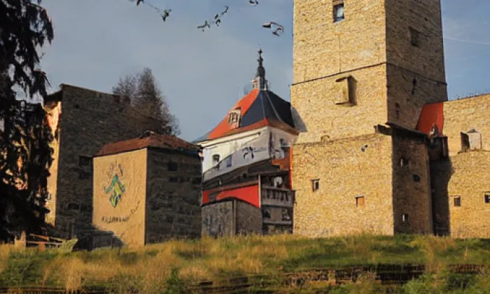 Městské opevnění (Tachov) – winter