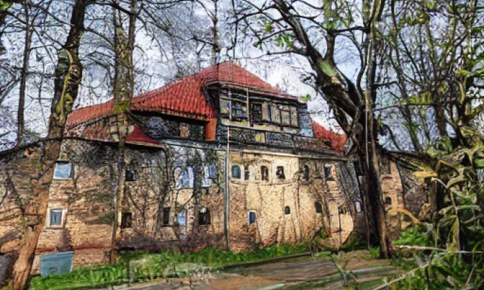 městské opevnění v Bruntále – winter