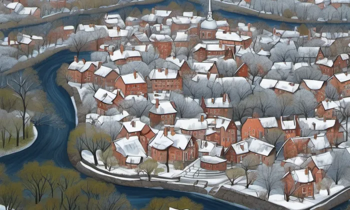 Městská památková rezervace České Budějovice – winter