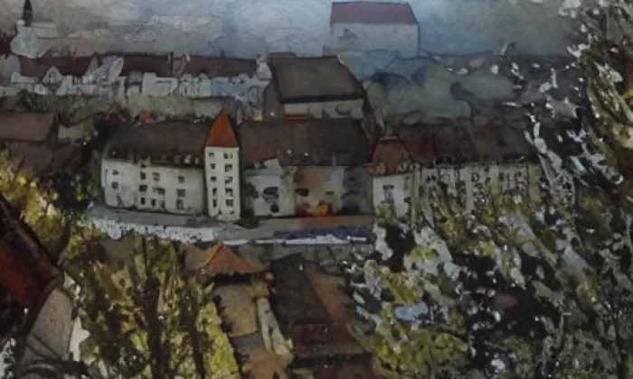 Maršíkov – akvarel
