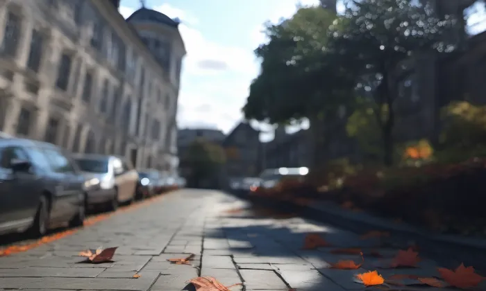 Mariánský morový sloup na Hradčanech – autumn