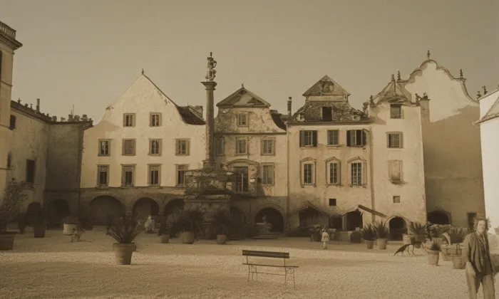 Mariánský sloup (Český Krumlov) – historical