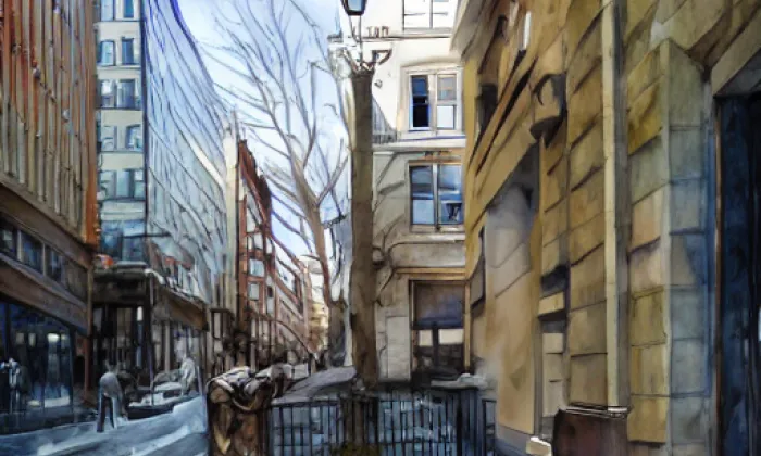 Masarykova (Brno-město) – akvarel