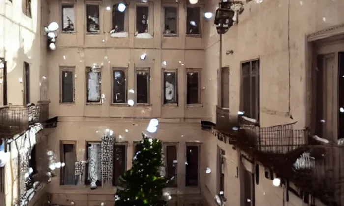 Menhartovský palác – winter