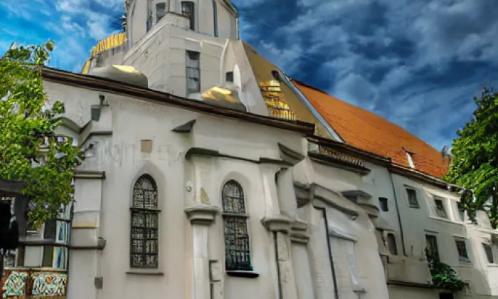 Michelská synagoga – iluminace