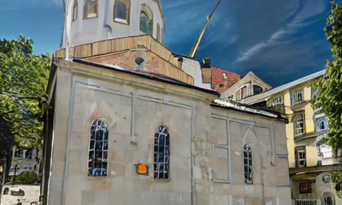 Michelská synagoga – noc