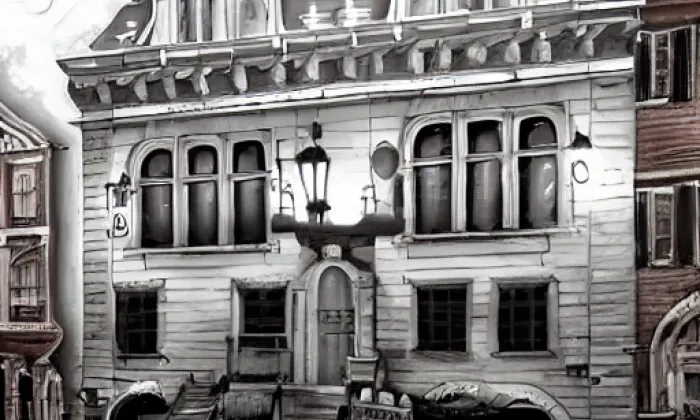 Mikšův dům – noc