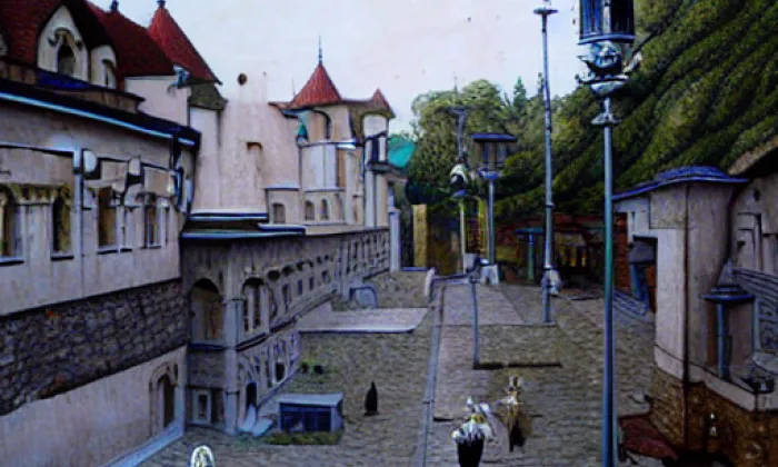 Milovická – iluminace