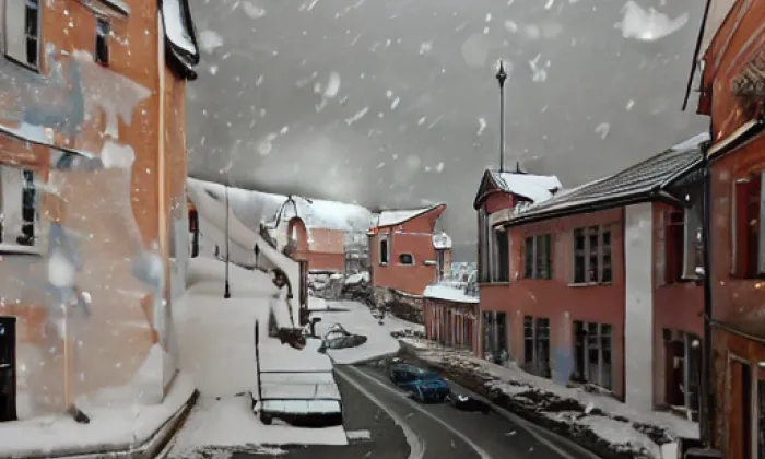 Minská – winter