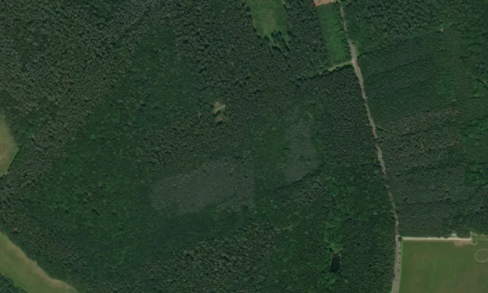 Mohylník (Luhačovice) – letecký pohled