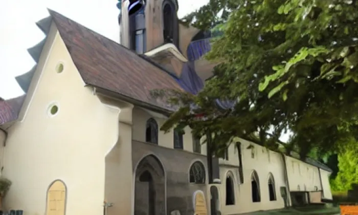 Monastýr svatého Gorazda – winter