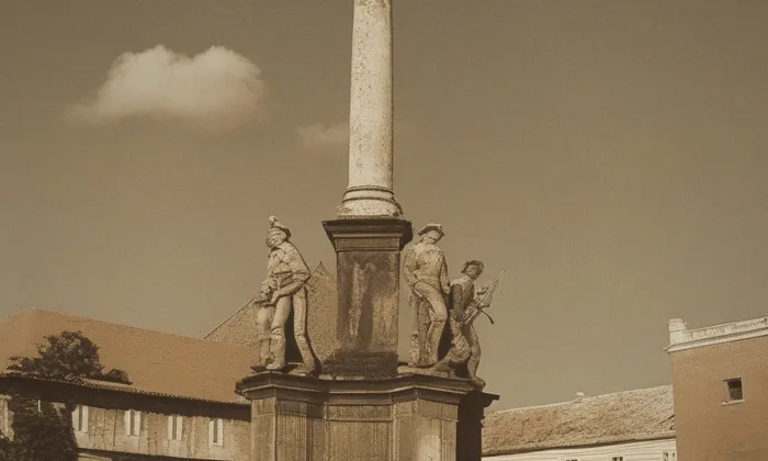 Morový sloup (Nymburk) – historická rekonstrukce
