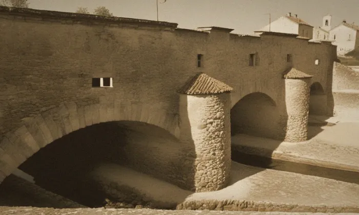 most Teplické ulice v Lahošti – historical