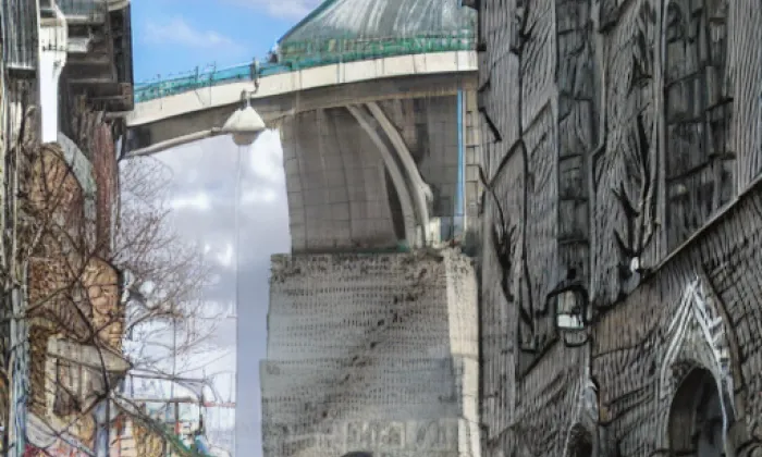 Most Závodu míru – noc