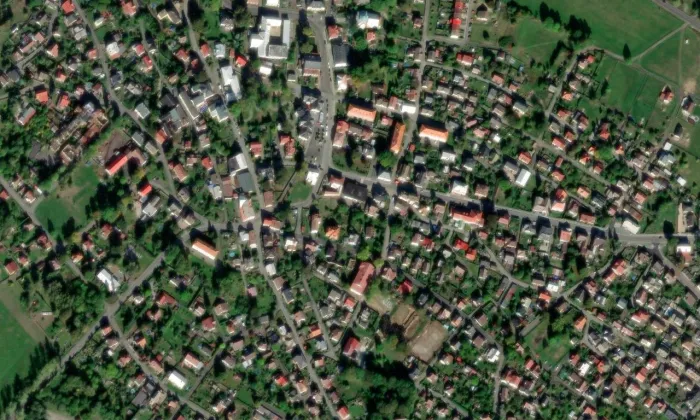nám. T. G. Masaryka 51 – letecký pohled