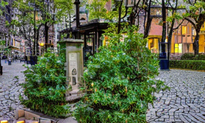 náměstí Družby – noc