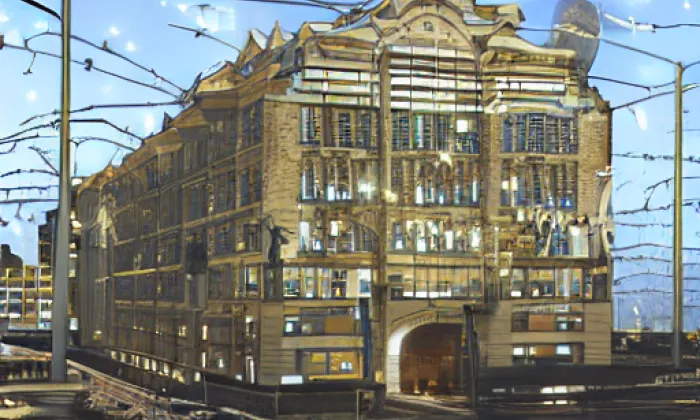Národní dům (Praha 4) – noc