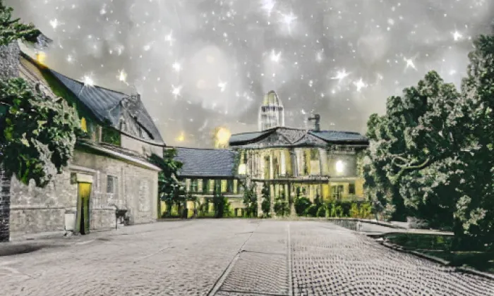 Národní hřbitov Terezín – noc