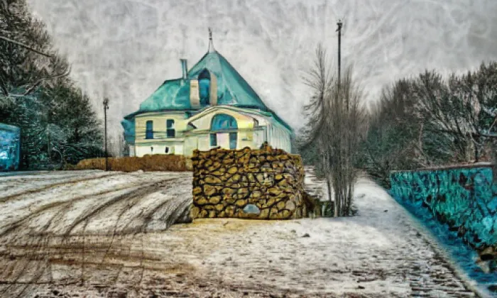 Národní hřbitov Terezín – winter