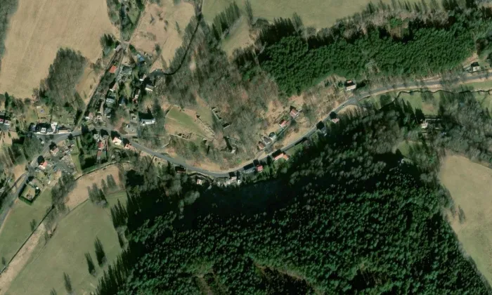 Neuberg – letecký pohled