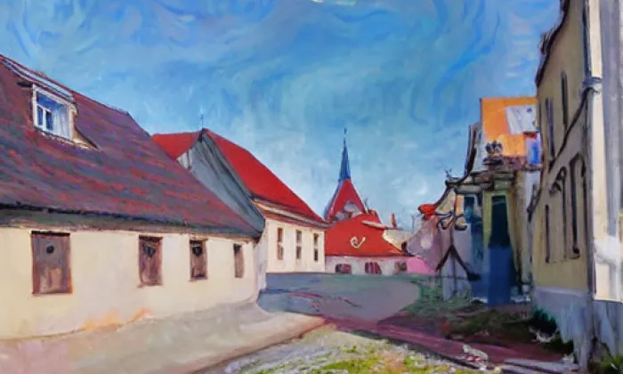 Nová a Kovářská Ulice – spring