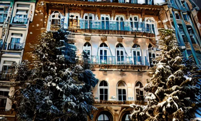 Nový Kolowratský palác – winter