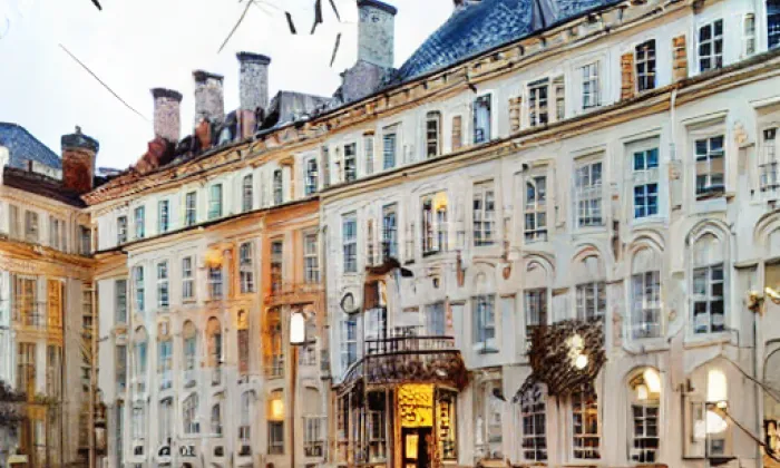 Nový královský palác – noc