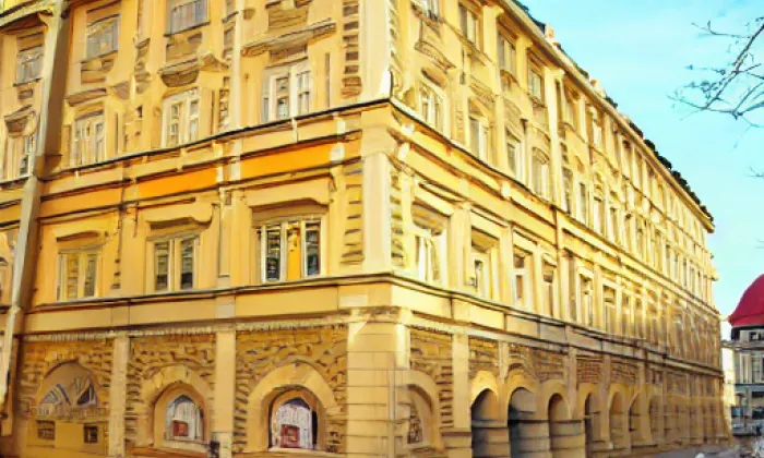 Nový Pachtovský palác – noc