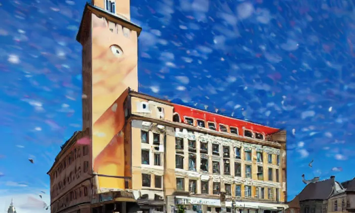 Nová radnice (Jablonec nad Nisou) – noc