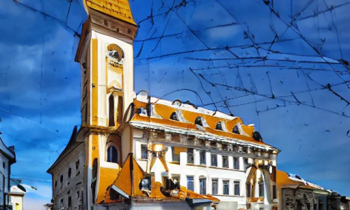 Nová radnice (Jablonec nad Nisou) – jaro
