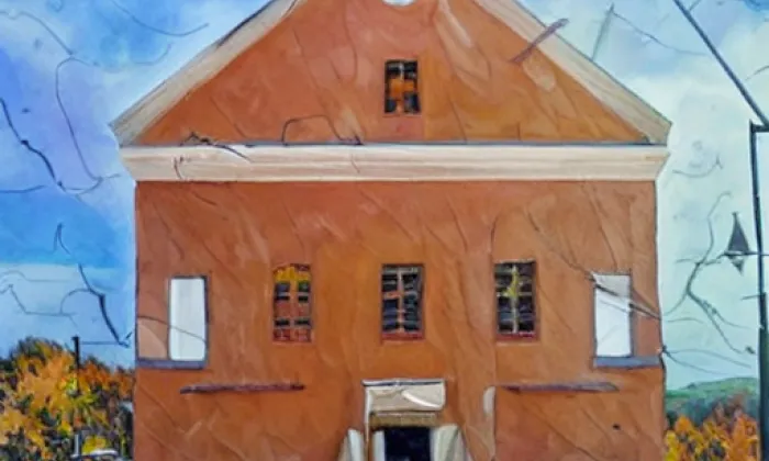 Nová synagoga v Milevsku – autumn