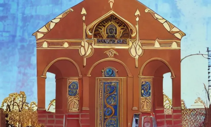 Nová synagoga v Milevsku – iluminace