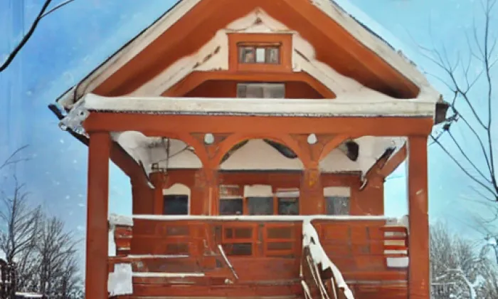 Nová synagoga v Milevsku – winter