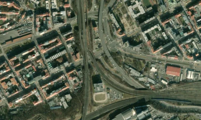 nová usedlost Balabenka – letecký pohled