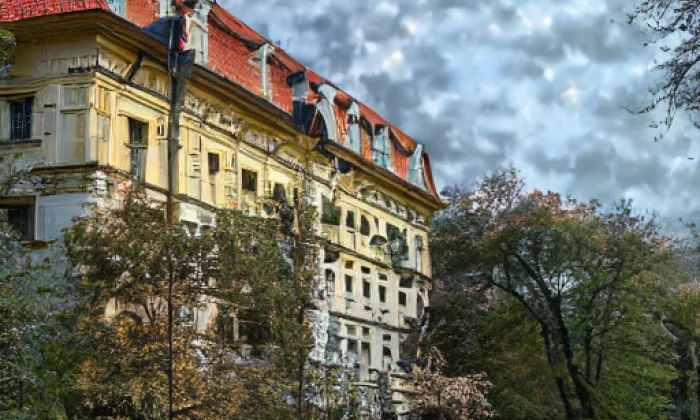 Nový zámek Libějovice – autumn